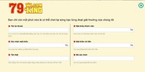 Điền chính xác tất cả thông tin cá nhân