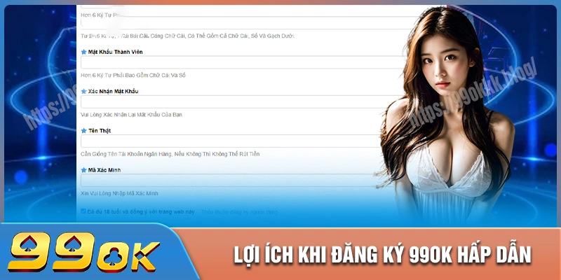 Lợi ích nổi bật khi đăng ký tài khoản tại nhà cái 99ok